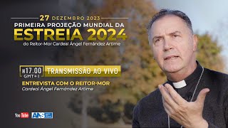 PRIMEIRA PROJEÇÃO MUNDIAL DA ESTREIA 2024 do ReitorMor Cardeal Angel Fernández Artime [upl. by Dranik]