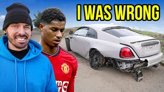 THE TRUTH ABOUT MARCUS RASHFORDS WRECKED ROLLS ROYCE WRAITH [upl. by Aiek]