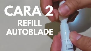 Proses Refill Autoblade silhouettecameo  Cara 2 [upl. by Haimaj]