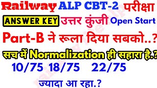 Alp cbt2 Answer key Now open but PartB में normalization ही सहारा है [upl. by Berkley]