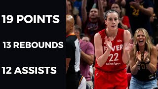 Caitlin Clark Highlights vs Liberty July 6th 2024 TRIPLEDOUBLE [upl. by Ecyob383]