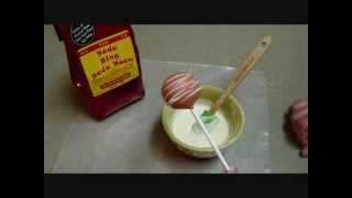 How To Add Stripes to Cake Pops [upl. by Launce]