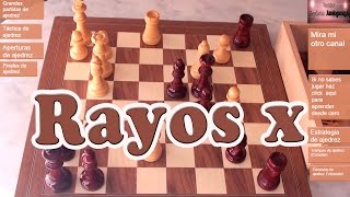 Tema táctico ajedrez Rayos x  Ajedrez en español  Chess [upl. by Amery]