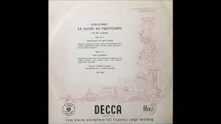 Igor Stravinsky  Le Sacre du printemps Ernest Ansermet LOrchestre de la Suisse Romande 1950 [upl. by Notrom]