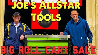 Joes AllStar Tools Extreme Tools Roll Cart With A Special Guest [upl. by Einnij944]