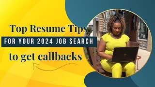 Top 2024 Resume Tips  Dos and DONTS for Writing a Resume to Get Callbacks and Interviews [upl. by Eliott561]