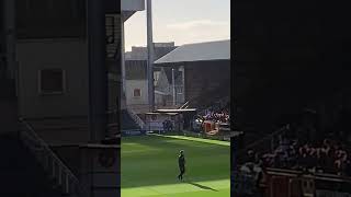 Hibs fans at tannadice park today [upl. by Eanerb]