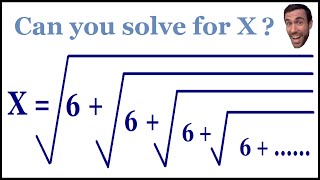 Can you solve the never ending square root [upl. by Rodman]