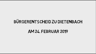 Bürgerentscheid zum neuen Stadtteil Dietenbach [upl. by Lezley]