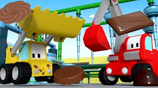 LUsine de Chocolat  Apprendre avec Tiny trucks 👶 🚚 Dessin animé éducatif pour enfants [upl. by Grizelda]