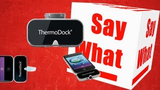 iPhone  iPad ThermoDock von Medisana  Review [upl. by Kenzie]