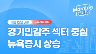 모닝브리핑 뉴욕 마감 시황을 핵심만 쏙쏙 뽑아 전해드립니다 2024년 11월 12일 [upl. by Jaquelin]