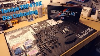 Tamiya TRF419x  02  Das Unboxing [upl. by Annairda10]