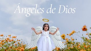 ♥️Ángeles de Dios  Ángeles vuelan  Canción infantil 😇👼👼🏻👼🏼👼🏽👼🏾♥️ [upl. by Notsud]