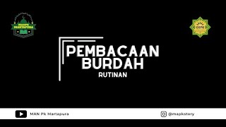 PEMBACAAN BURDAH  RUTINAN MALAM JUMAT [upl. by Silrak]