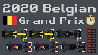 2020 Belgian Grand Prix Timelapse [upl. by Aihcats76]