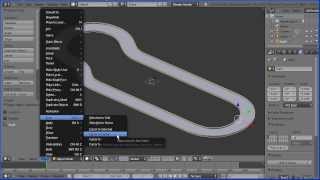 Blender Tutorial Making a Racing Track for a Car Game design from Scalectrix Track Designer [upl. by Fusuy240]