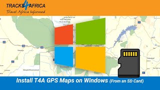 Installing Tracks4Africa GPS Maps on your Windows PC from an SD Card [upl. by Kreit492]