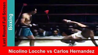 Nicolino Locche vs Carlos Hernandez Widescreen Fight Highlights Boxing Title Match [upl. by Nirehs]