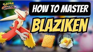 How to COMBO with Blaziken  Pokemon Unite Guide [upl. by Nospmas]