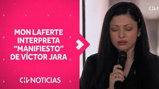 Mon Laferte interpreta “Manifiesto” de Víctor Jara en acto conmemoración de 50 años del Golpe [upl. by Ruffo]