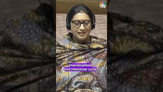 Menstruation Not A Handicap Union Minister Smriti Irani Opposes Paid Period Leave For Women  N18S [upl. by Ennavoj151]