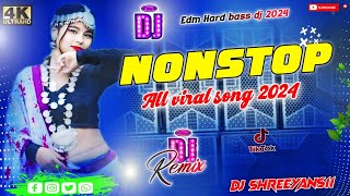 New Bhojpuri nonstop dj song  Nonstop Bhojpuri weeding dj Song 2024  Bhojpuri hard Bass Mix  Dj [upl. by Idner]