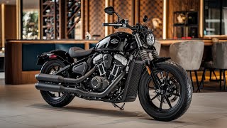 2025 Indian Scout Bobber  First look and Startup [upl. by Airbmak]