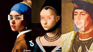 quotMY EYES AND MOUTH ON RENAISSANCE ARTquot CHALLENGE BEST TIKTOK COMPILATION [upl. by Esila]