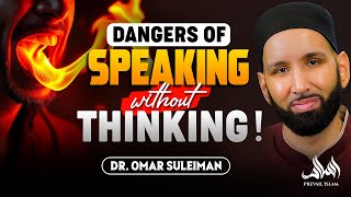 YOUR TONGUE CAN DESTROY YOU  Dr Omar Suleiman [upl. by Caresse]