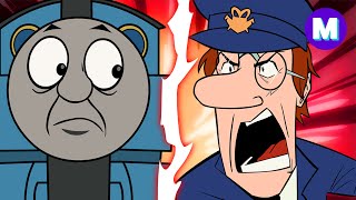 Man vs Train 1 Cartoon Nightmares [upl. by Cos]