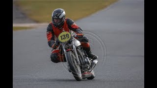 Laverda Montjuic race bike at the Donington Park CRMC festival 2018 [upl. by Airotciv]