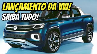 NOVA TAROK a NOVA CAMINHONETE DA VOLKSWAGEN que promete acabar com a FIAT TORO [upl. by Olin]