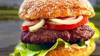 BURGERY domowe z wołowiną i dziczyzną DZIKA KUCHNIAgrill bbq rusztfastfood [upl. by Bergess341]