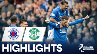 Rangers 10 Hibernian  Lawrence Scores Stunner to Secure Points  William Hill Premiership [upl. by Rooney361]