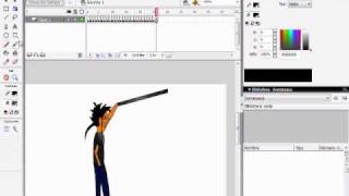 como hacer una animacion con papel cebolla  Flash 8 [upl. by Arde]