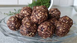 NoBake Oatmeal Energy Balls [upl. by Kulda561]