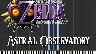 Zelda Majoras Mask  Astral Observatory Synthesia [upl. by Quennie934]