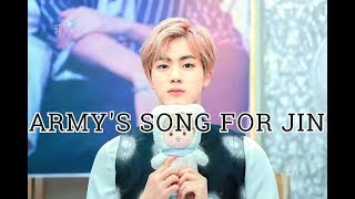 BTSARMYs SONG TO JINs BIRTHDAY KOR and Rus Subs Avaliable [upl. by Ruffi]