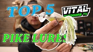 Top 5 Northern Pike Lures [upl. by Renferd203]