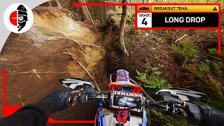 Berm Buster  KTM Loop 🟠 BREAKOUT TRAIL ⚠️ Long Drop Grade 4 [upl. by Attwood84]