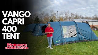 Vango Capri 400 Tent Review 2025 [upl. by Oirogerg]