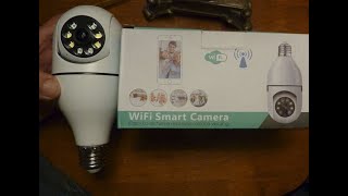 Lightbulb WiFi Smart Camera Install [upl. by Sweeney]