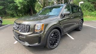 2021 Kia Telluride SX Prestige Night Fall Edition Walkaround in 4k [upl. by Efi]