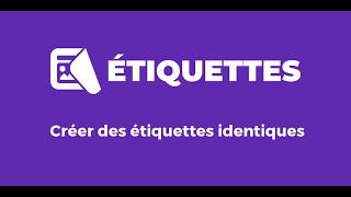 Générateur détiquettes by Edumoov [upl. by Ellehcram]