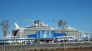 Royal Caribbean Icon of the Seas and Galveston [upl. by Ellinej]