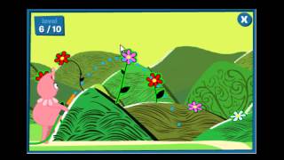 Foofas Flower garden Game Yo Gabba Gabba Baby and Kids Games Movie [upl. by Donica107]