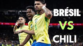 Chili vs Brésil  Eliminatwa mondial 2026 [upl. by Dinesh288]