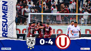 Resumen Universidad San Martín vs Universitario de Deportes 04 LIGA1BETSSONXGOLPERU [upl. by Bloxberg]