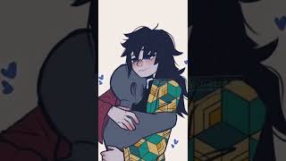 Demon Slayer X Hugs Edit demonslayer kimetsunoyaiba [upl. by Hsepid690]